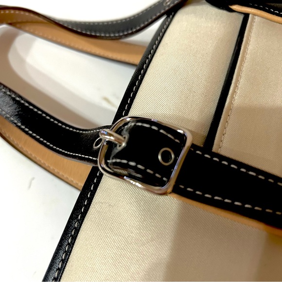Coach Canvas & Leather Small Tote Excellent Condition - Picture 6 of 11